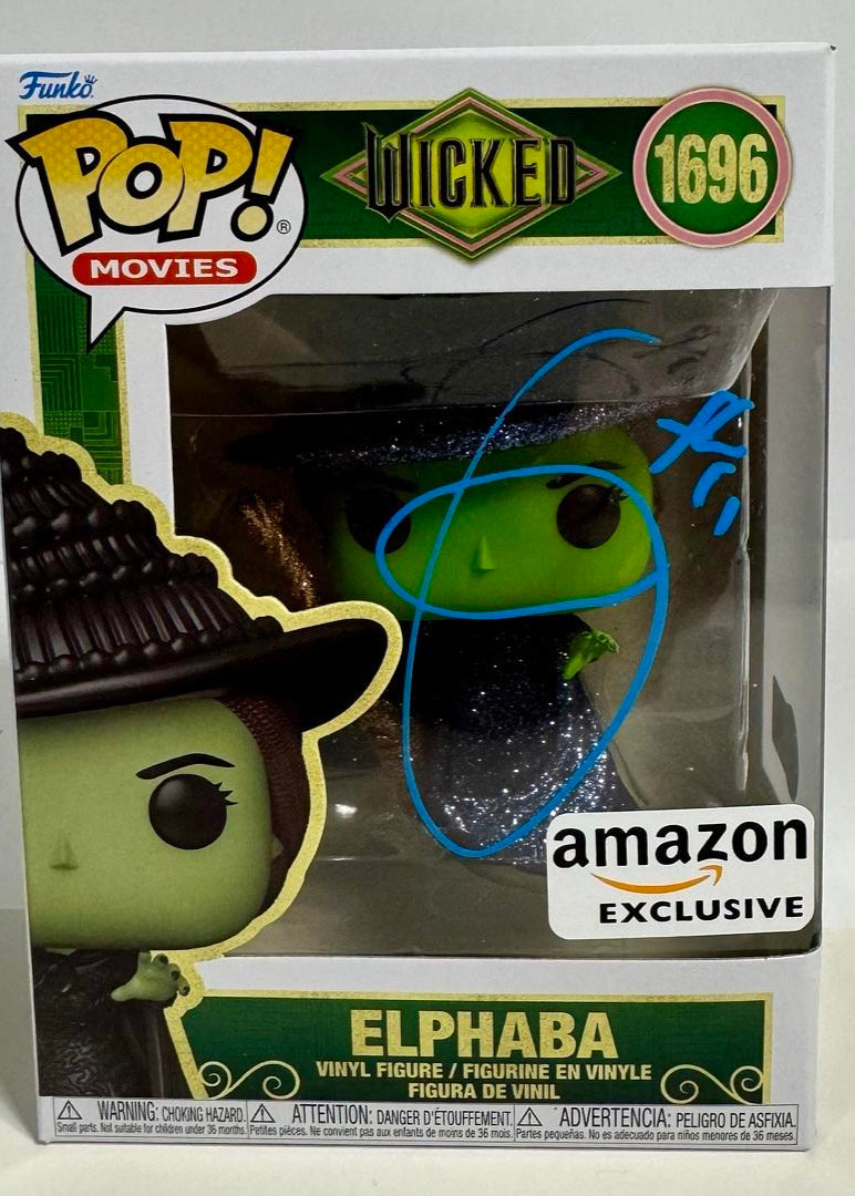 Cynthia Erivo Signed Funko Pop #1696 "Elphaba" (Wicked) - Beckett COA #04